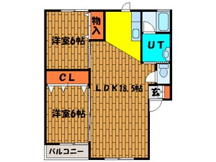 メゾンＴＥＮＭＡⅡの物件間取画像